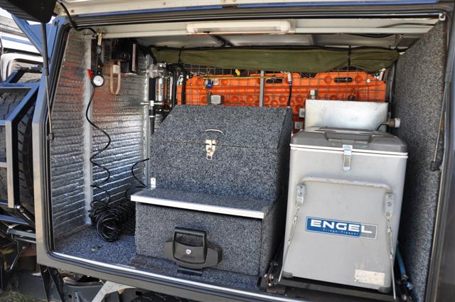 The rear of a well set up four wheel drive