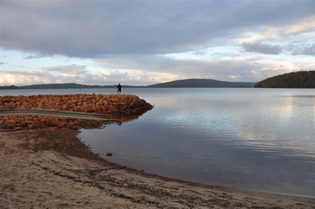 Early Morning Fishing at Walpole Inlet
