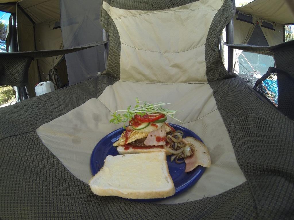 A Cracker Camping Lunch
