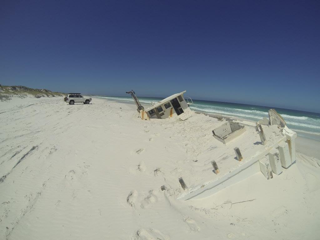 A Washed up Boat in Esperance