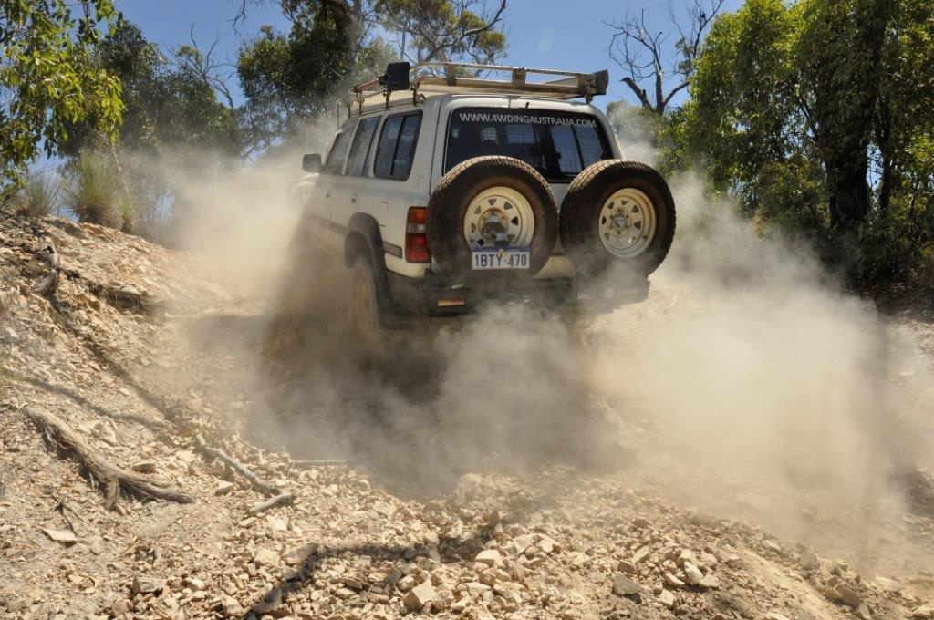 Julimar 4WD Tracks with the lockers in