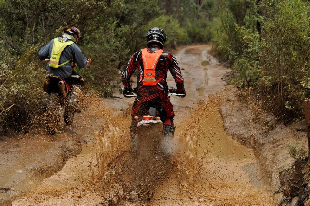 Motorbike Riders on Captain Fawcett