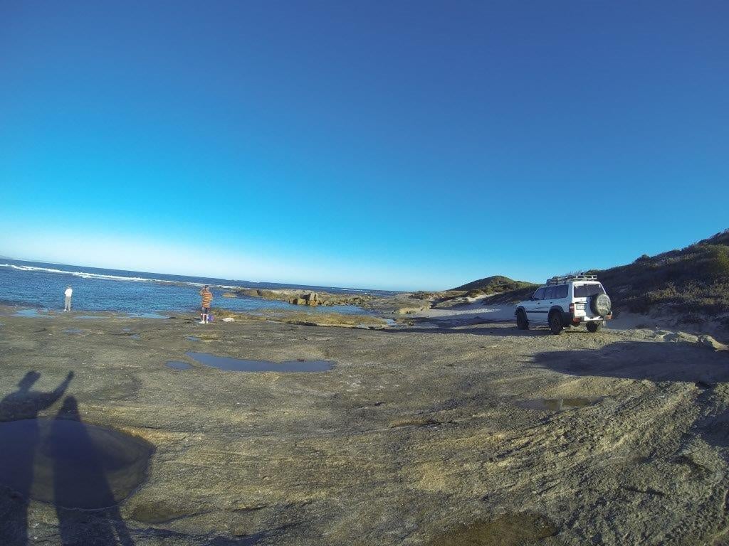 On the Rocks at Parry Beach
