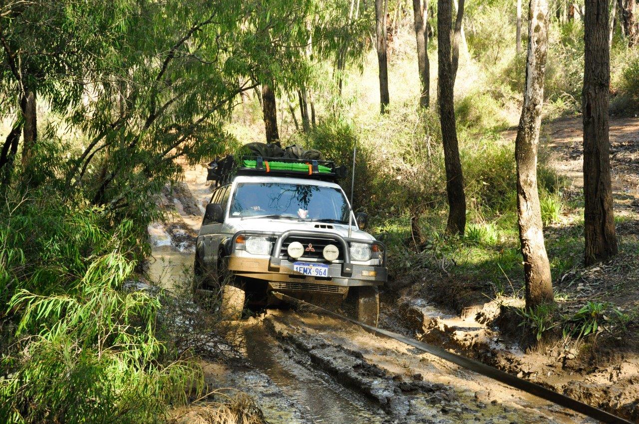 Mud Run in the Pajero