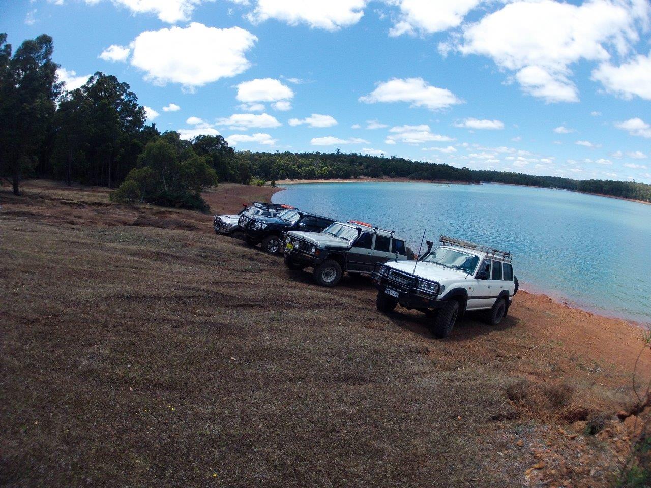 Our 4wds at Waroona