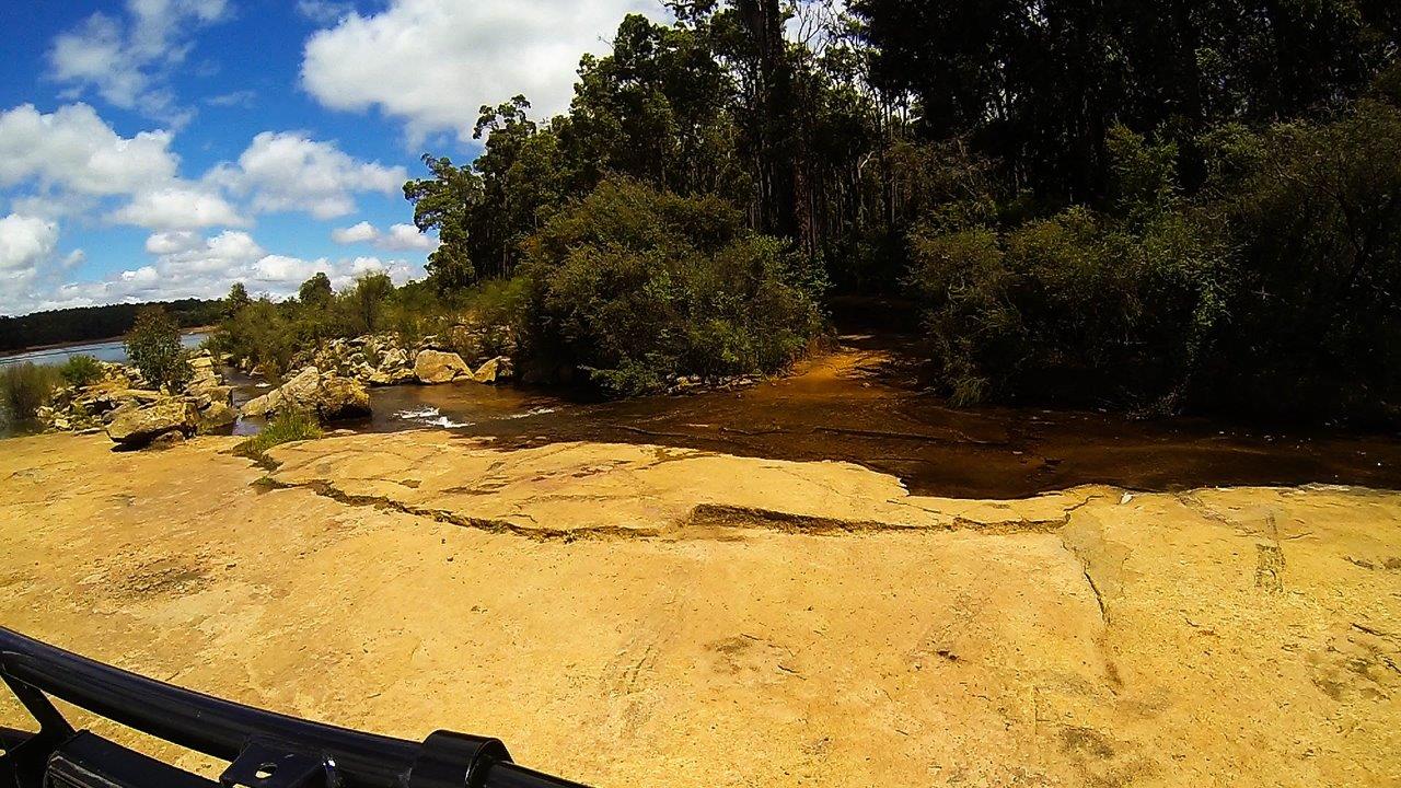 Waroona Dam Creek crossing