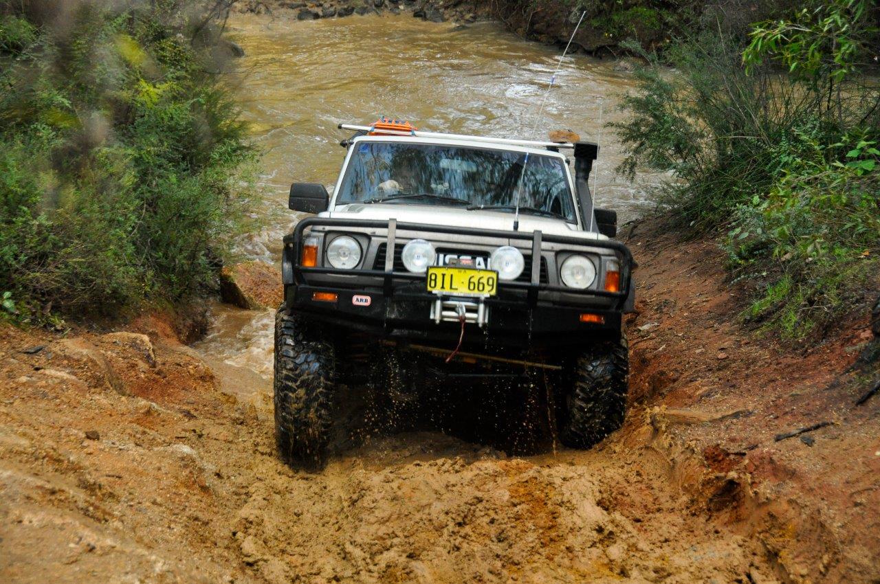 Wet Slippery and Big Ruts down south