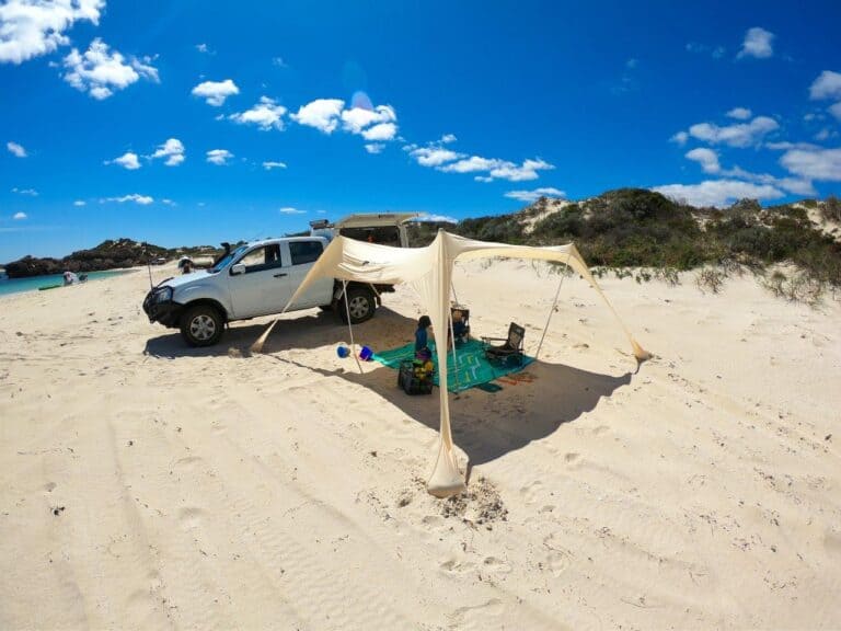 Sandy Cape; magic beach camping near Perth