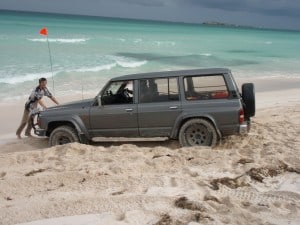 Bogged on the beach at Ledge Point Soft Ledge Point Sand