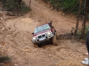 Muddy, sticky situation at Mundaring 4x4 In a bit of trouble