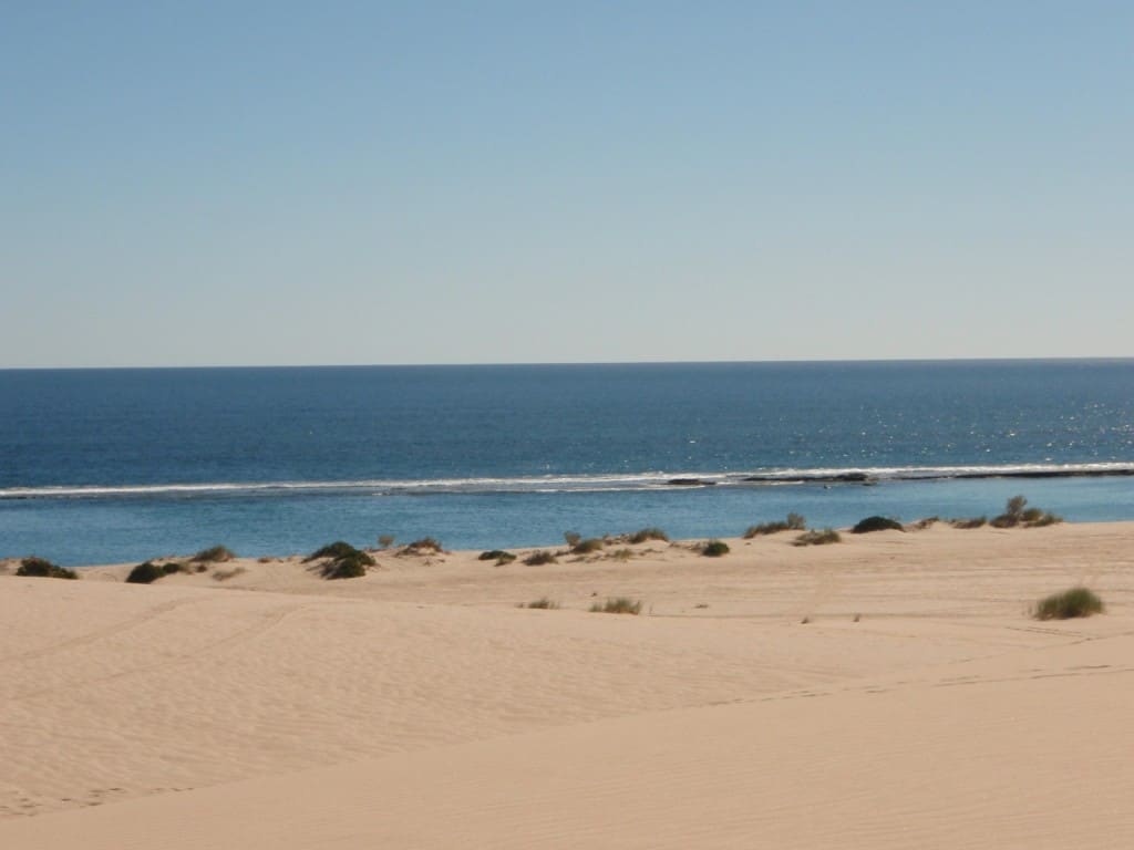 Lucky Bay from the dunes Lucky Bay from the dunes