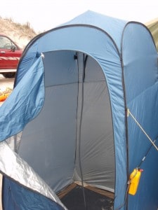 Portable Shower Tent A small tent is all you need for some privacy