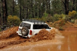 4WD water crossing