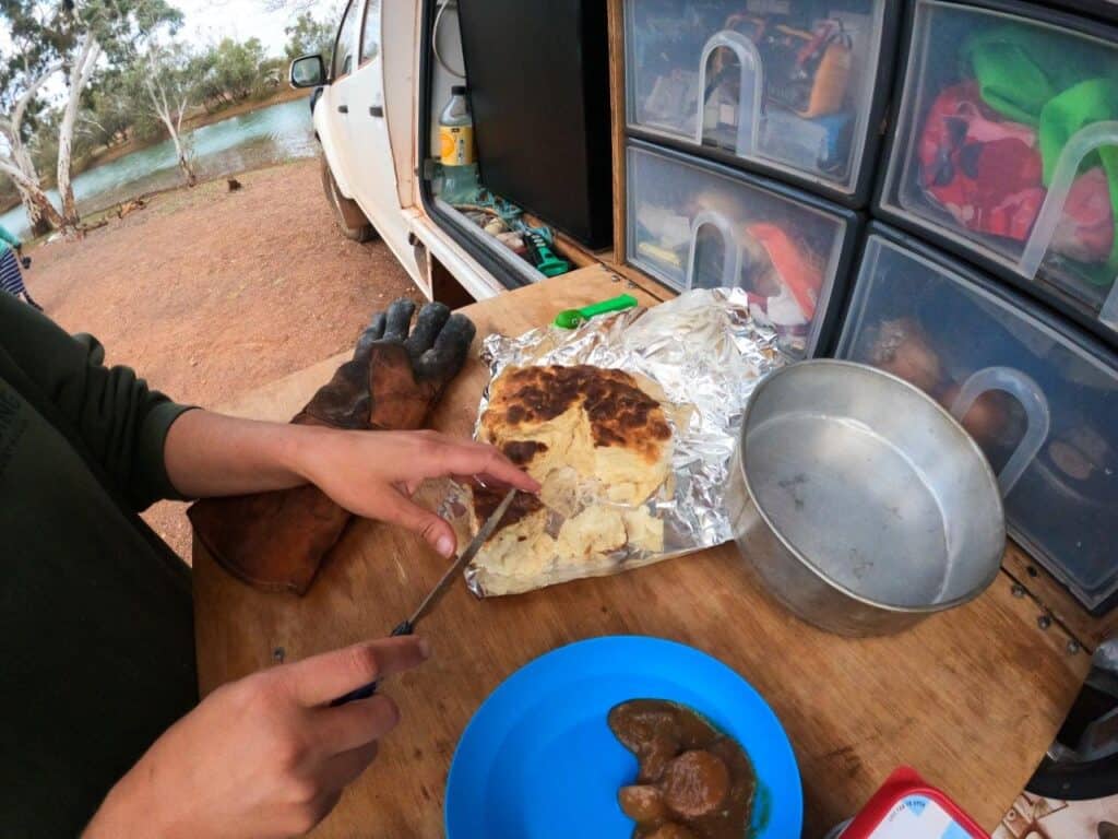 Camp Oven Damper; how to make it