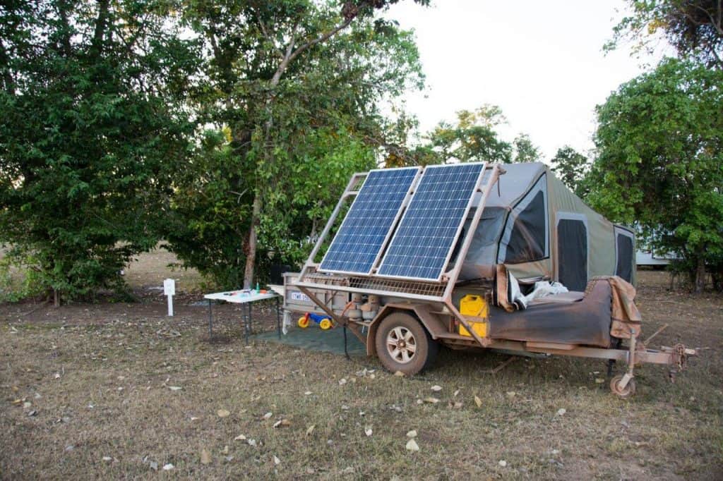 Our Camper trailer electrical and solar upgrade