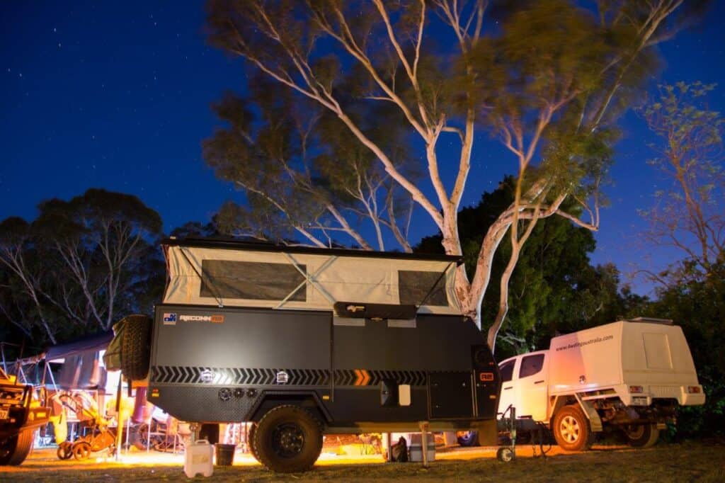 Camper trailer near Perth