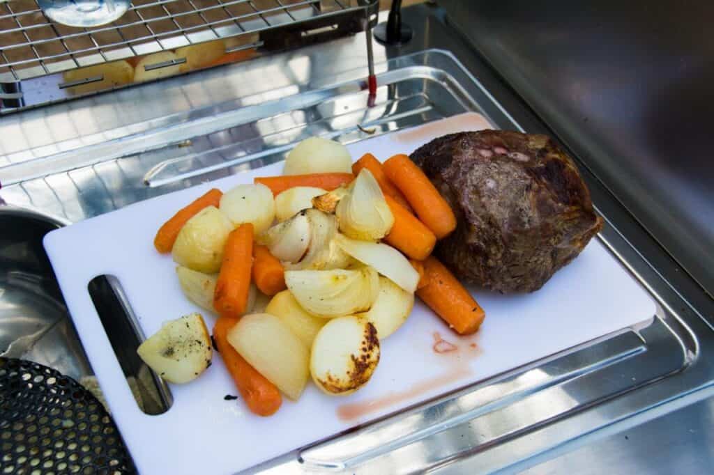 Camp oven roast; the ultimate, easy camping meal on the fire