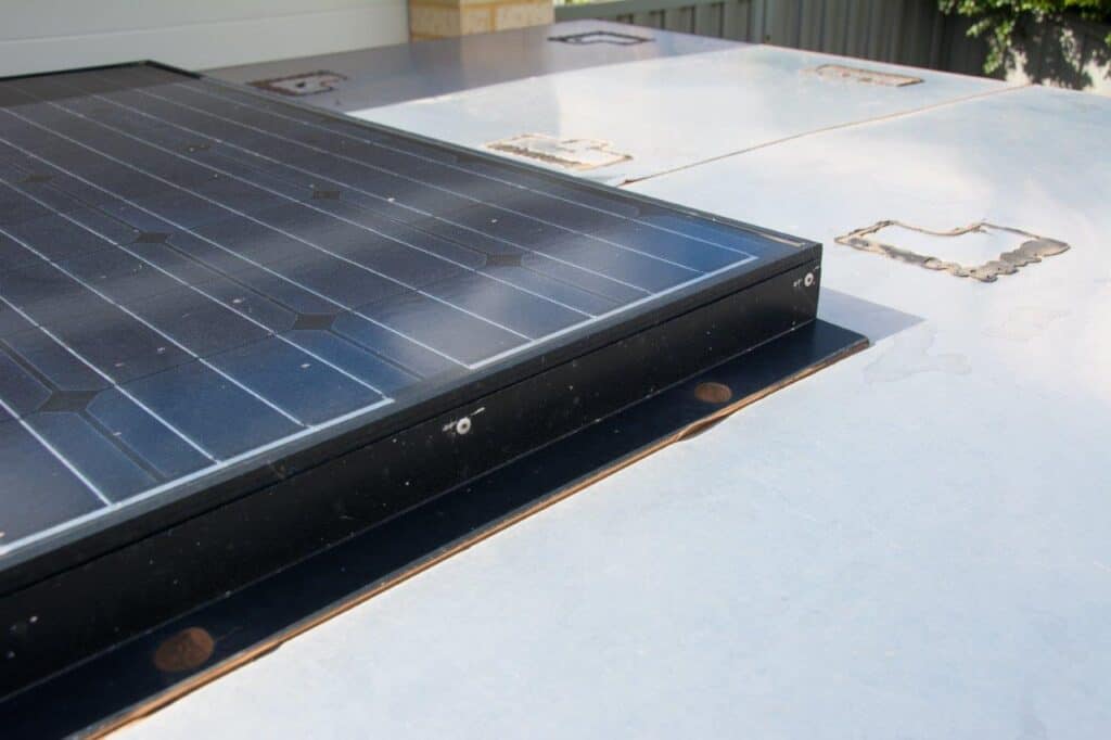 Caravan solar panels; how to mount them correctly so they stay on