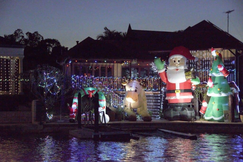 Mandurah Christmas Lights by boat on the canals