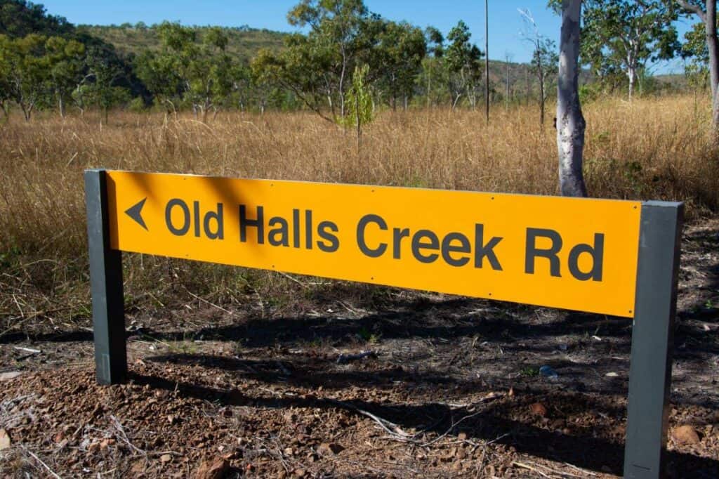 Old Halls Creek Road; a scenic way into Wyndham