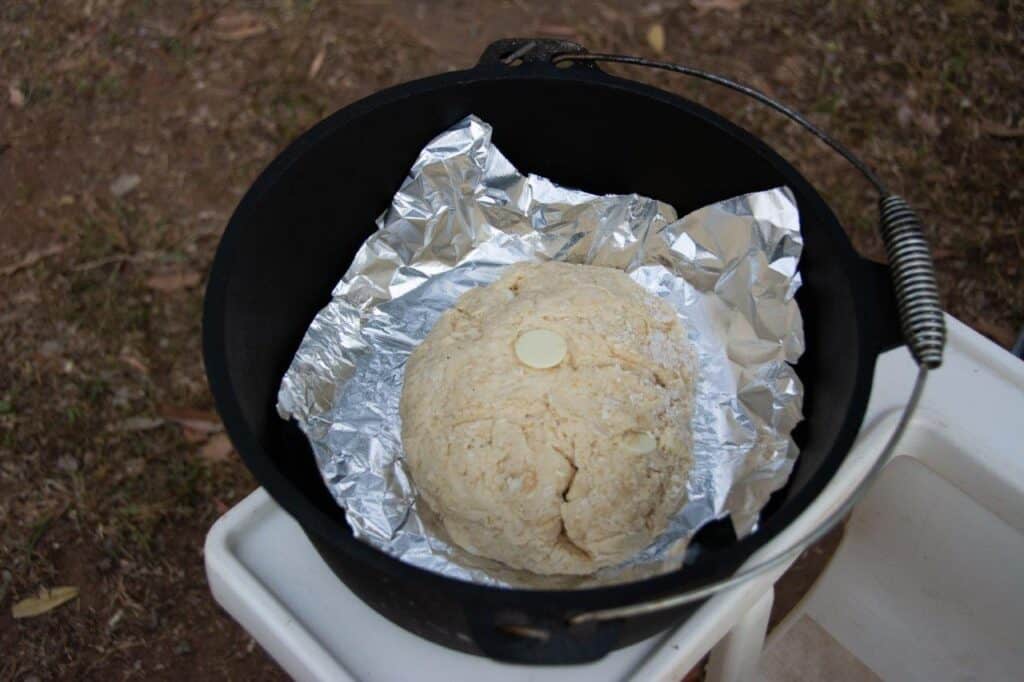 Camp Oven Damper; how to make it