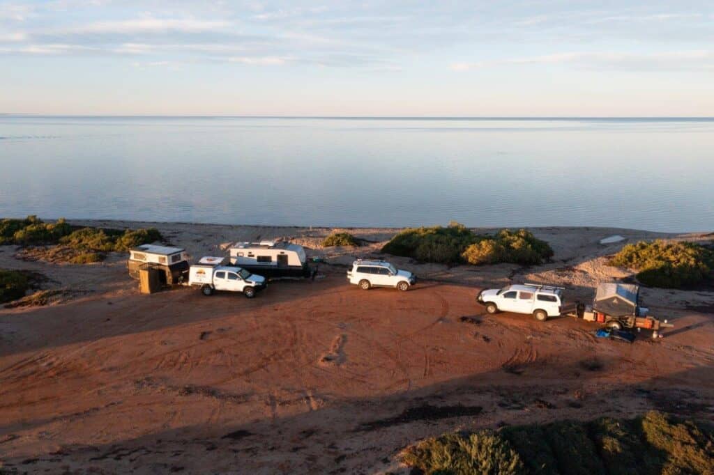 Bush Bay; incredible coastal camping just south of Carnarvon