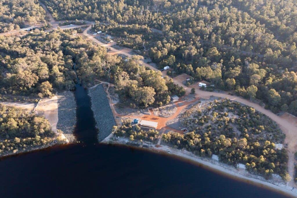 Lake Kepwari; spectacular lakeside camping