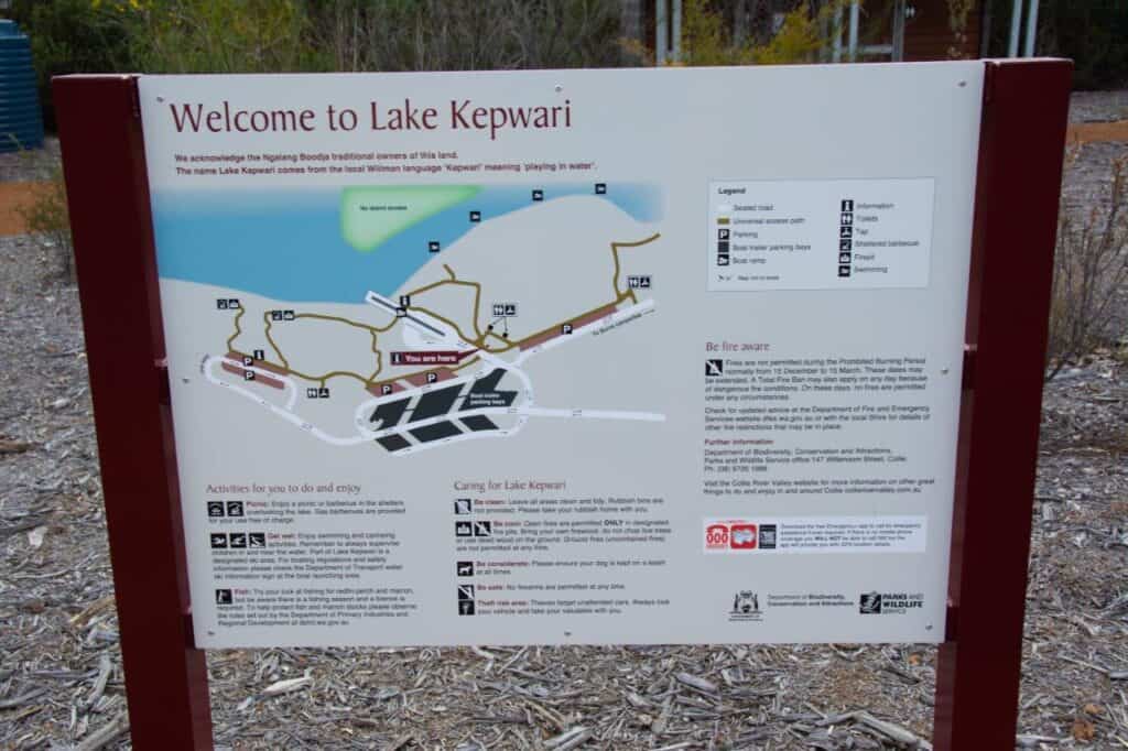 Lake Kepwari; spectacular lakeside camping