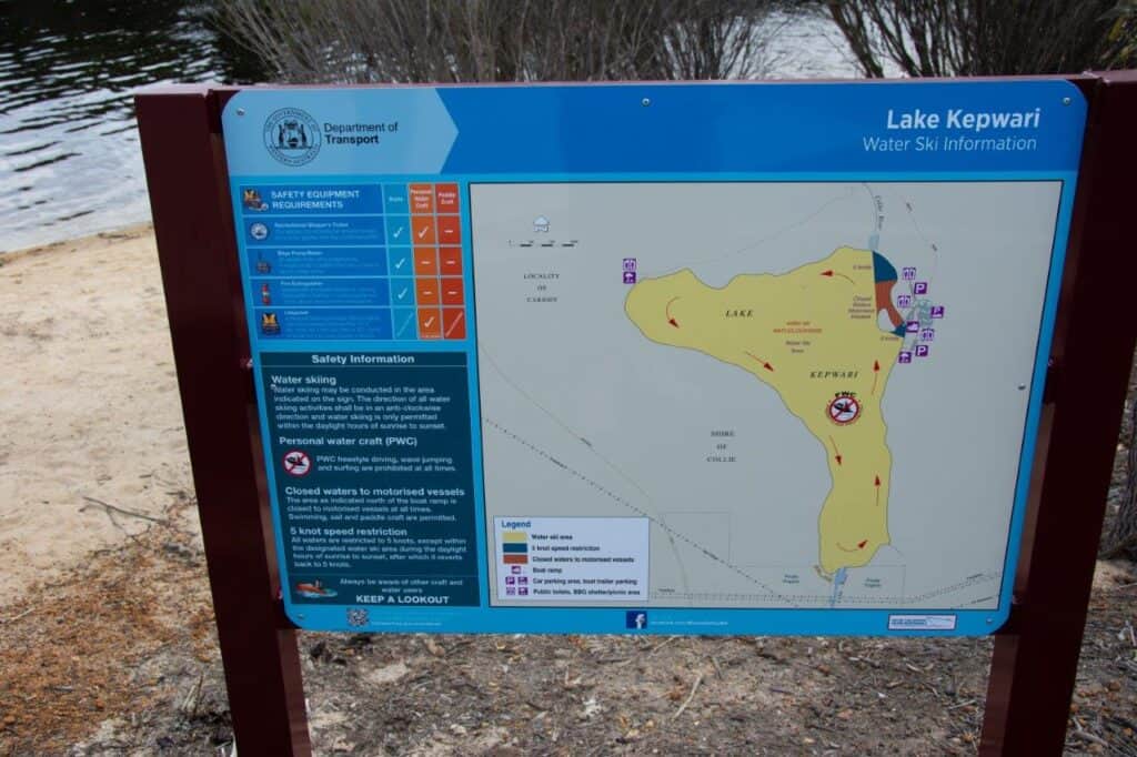 Lake Kepwari; spectacular lakeside camping