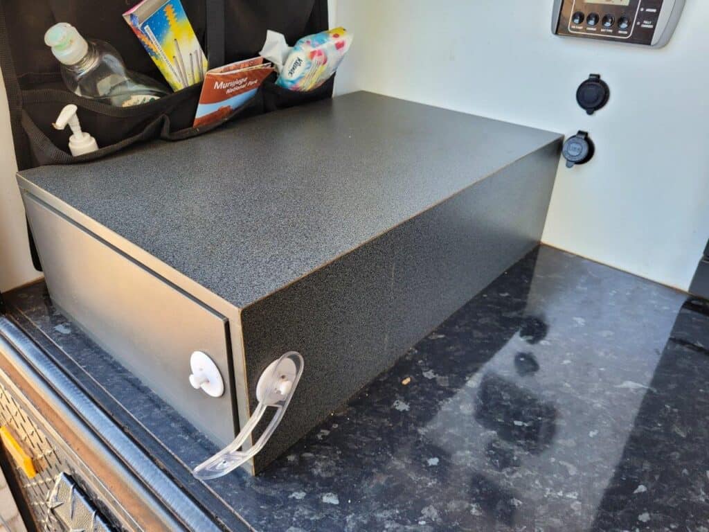 A new cutlery drawer for our Hybrid Camper