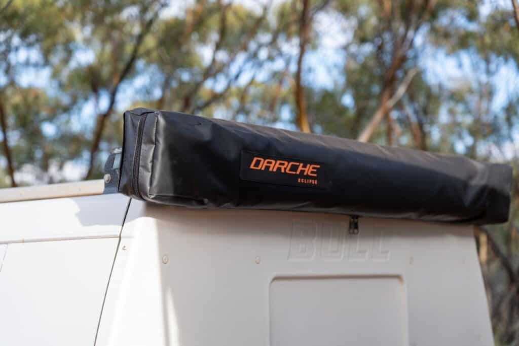We bought a Darche Eclipse 180 degree Awning
