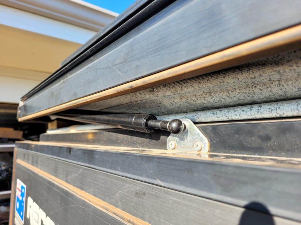 Replacing gas struts on a pop top camper; what you need to know