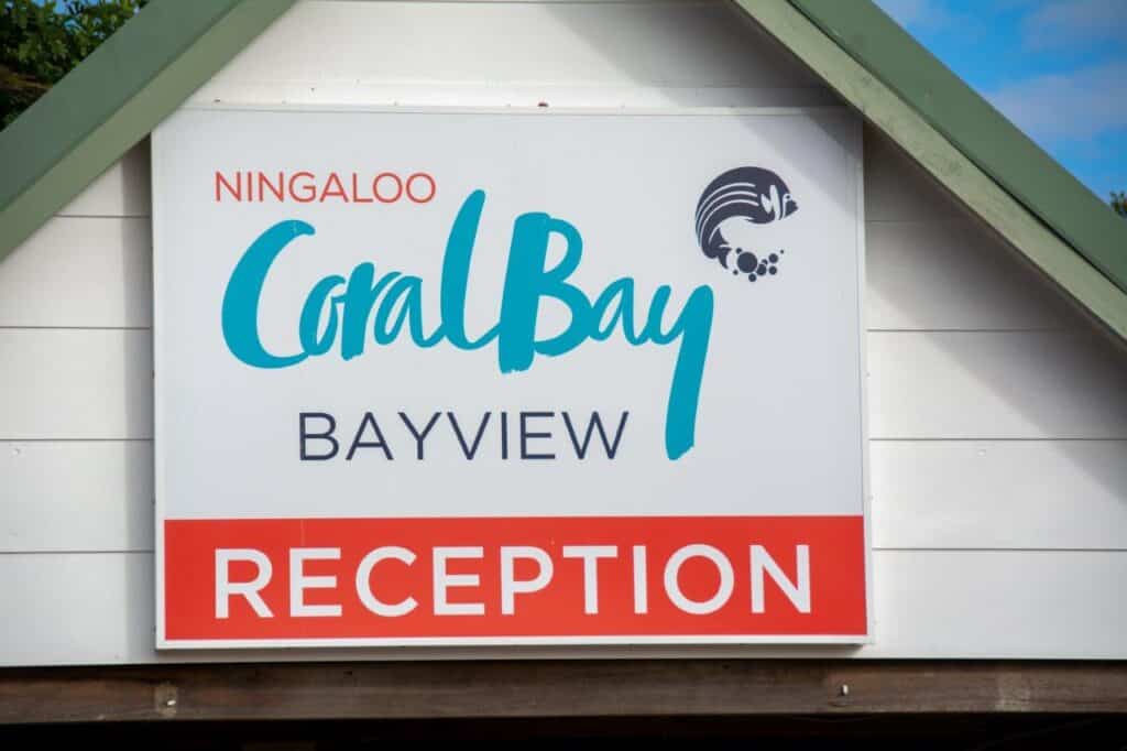 Coral Bay Caravan Park; where can you stay?