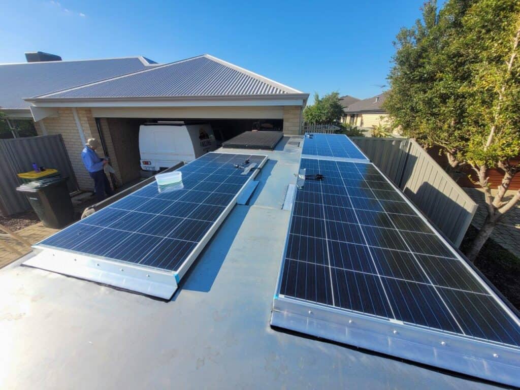 Caravan solar panels; how to mount them correctly so they stay on