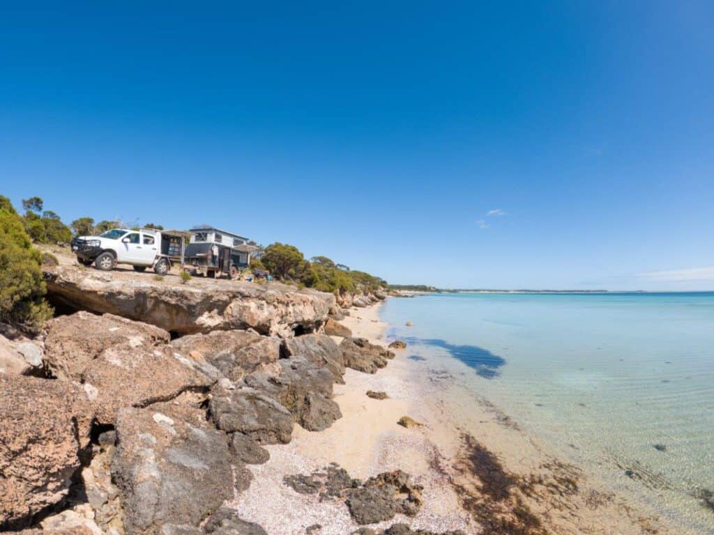 Yangie Bay Campground in Coffin Bay
