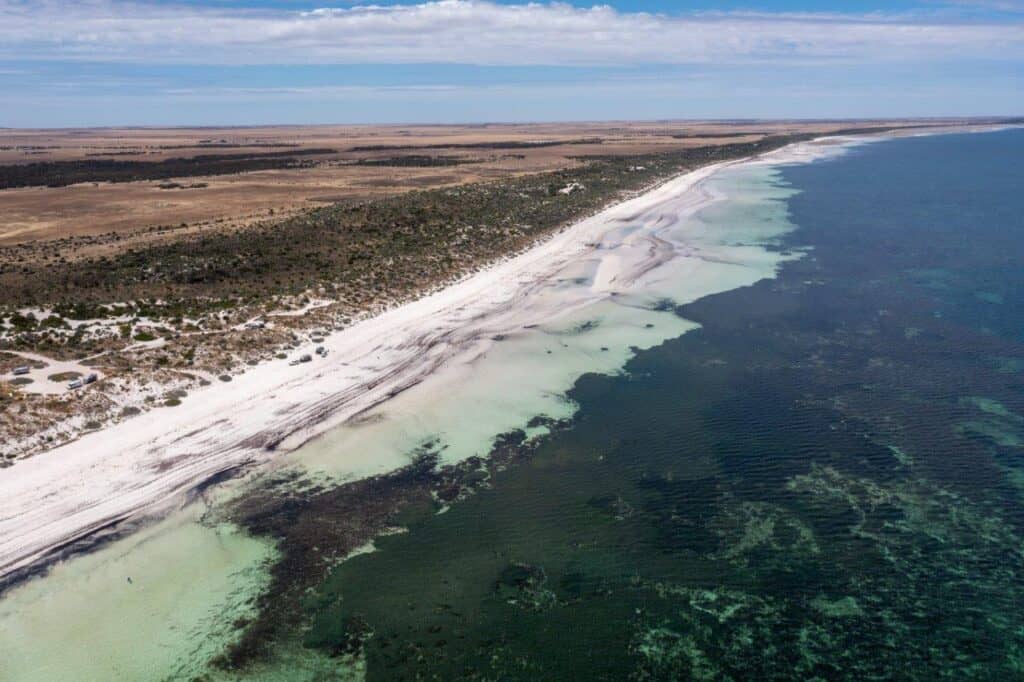 Wauraltee Beach; amazing camping on Yorke Peninsula