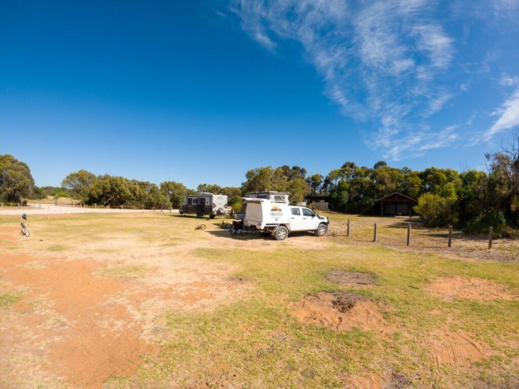 42 Mile Crossing Campground in the Coorong