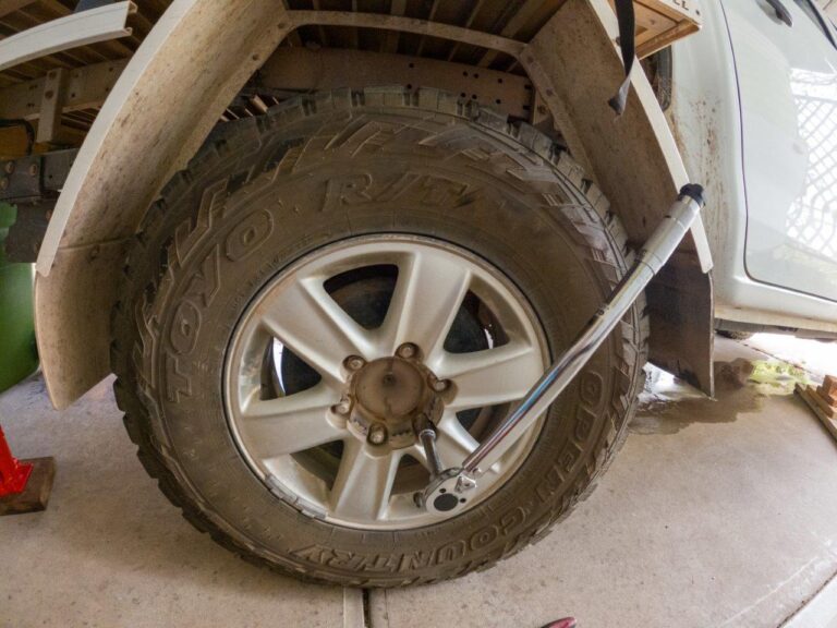 My folks nearly lost a caravan wheel My folks nearly lost a caravan wheel