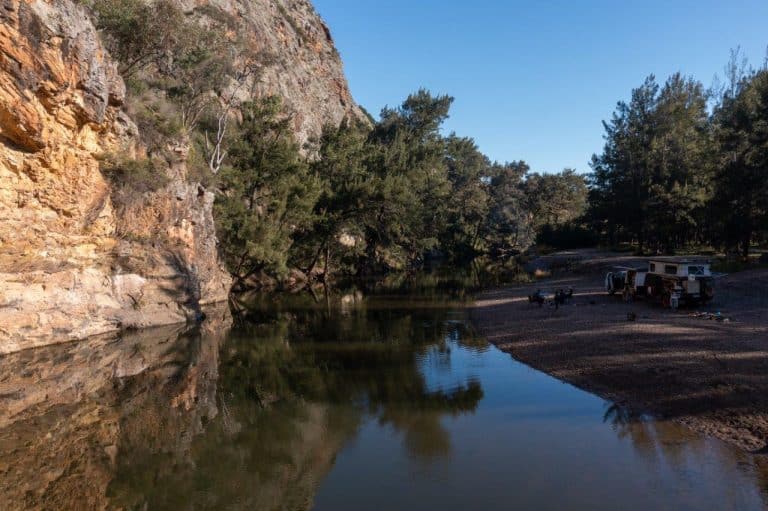 Wallaby Rocks; stunning free camping near Sofala - 4WDing Australia