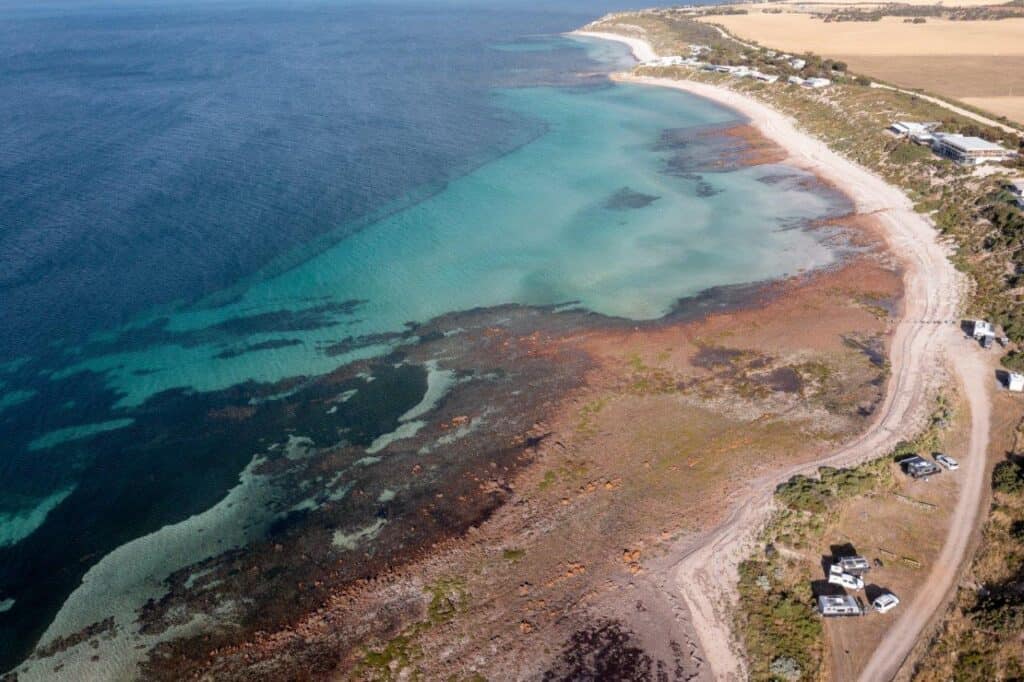 Burners Beach; great Yorke Peninsula Camping