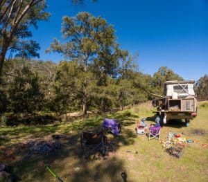 Camped at the Diggings