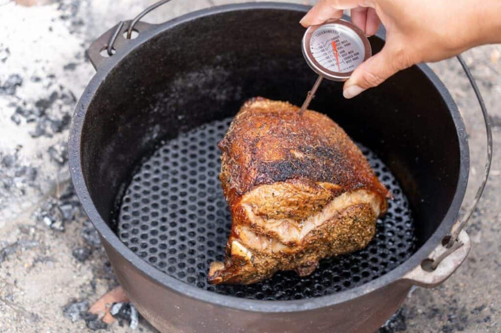 Camp oven roast; the ultimate, easy camping meal on the fire