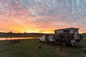 Sunset at Keepit Dam