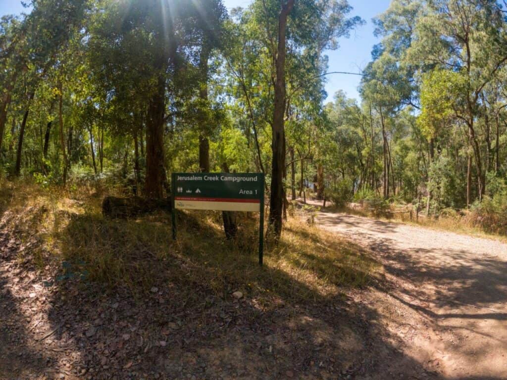 Lakeside Campground on Lake Eildon, with stunning views
