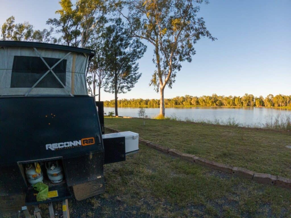 Rockhampton Ski Club Camping with river front views
