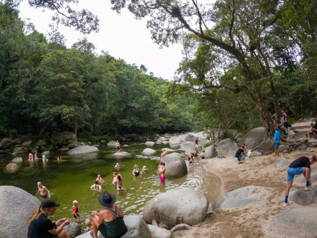 Mossman a beautiful but busy (and not free) day trip