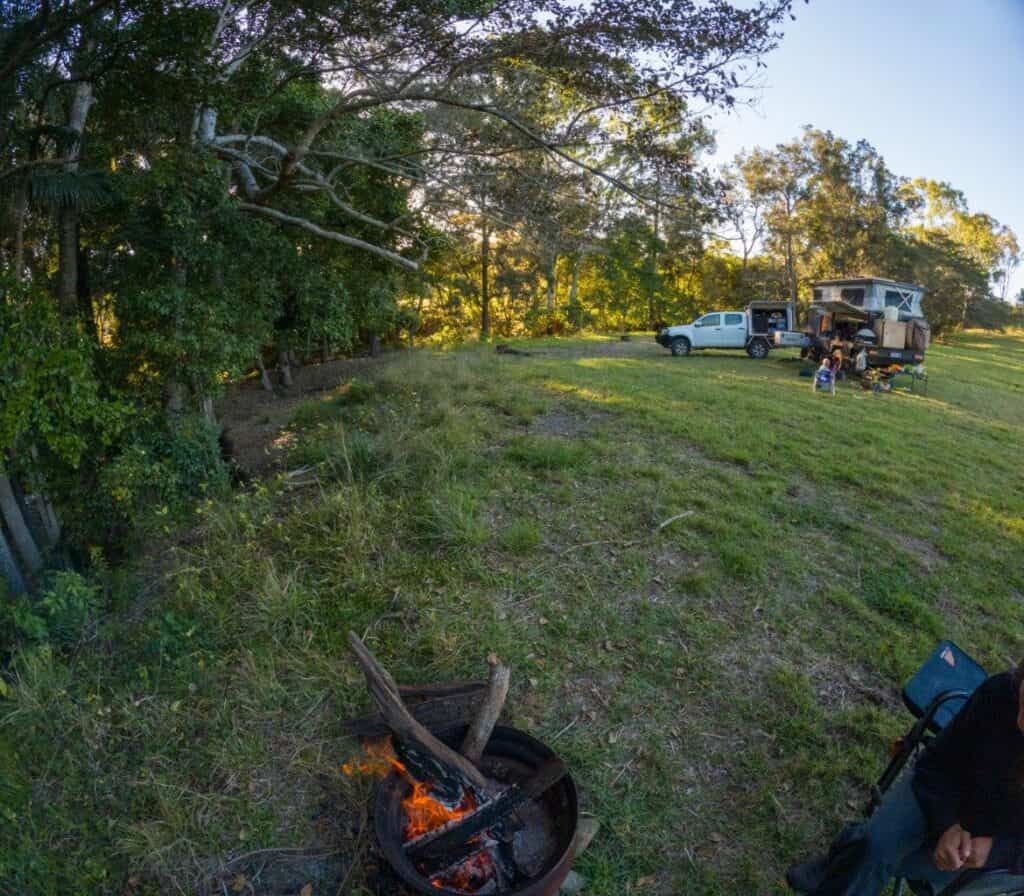 Cattle Camp; great private property camping near Sarina