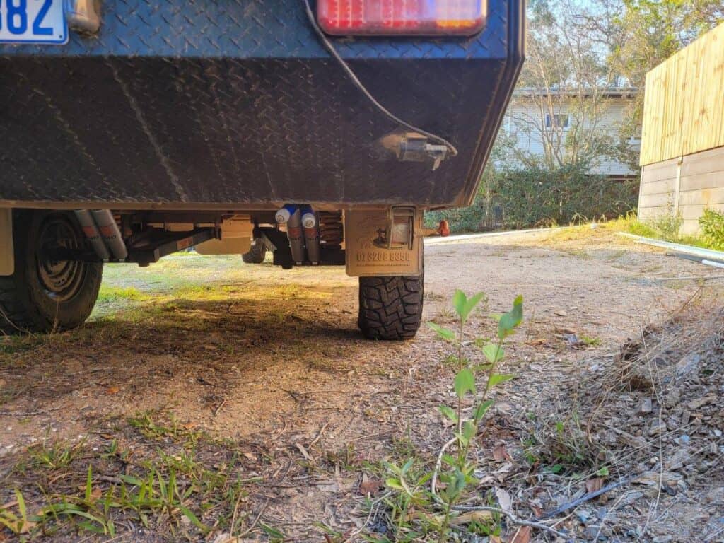 Cruisemaster offset spindle install for wheel alignment correction