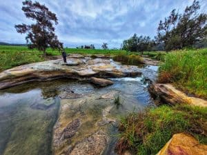 Stunning creek at Goldvale farm stay