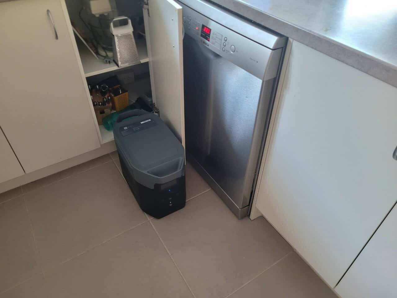 Running the dishwasher off our Ecoflow